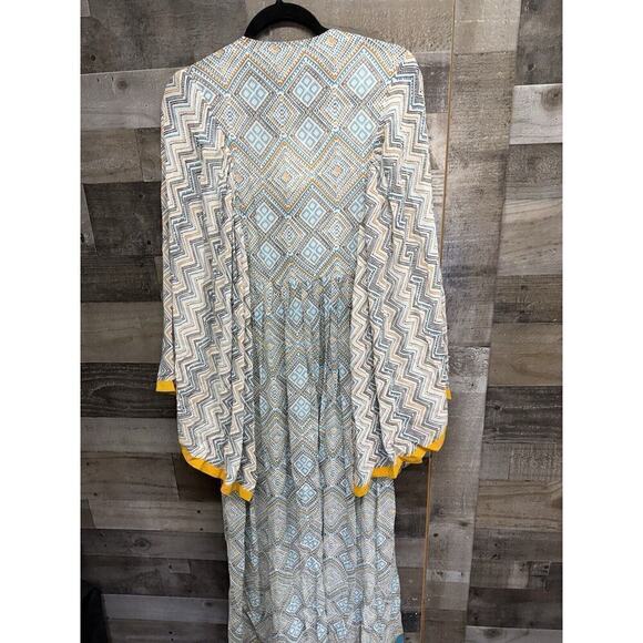 Talitha Women's Maghreb Pinted Silk-Georgette V-Neck Maxi Dress Size S NEW $575 - Picture 7 of 7